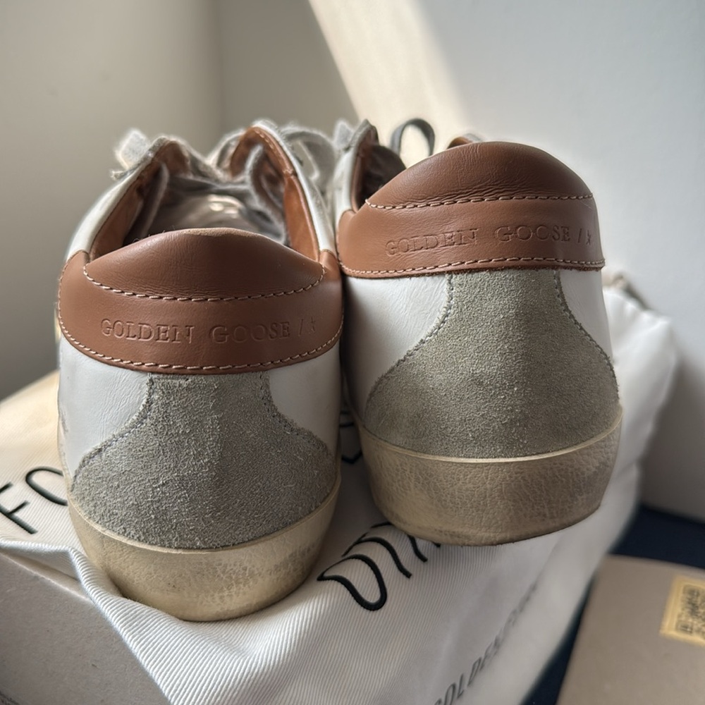 Golden Goose Deluxe Brand Superstar Brown Heel Tab 39 - Picture 5 of 10